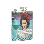 FLASQUES FLASK-ALCOHOL NE RÉSOUT AUCUN PROBLÈME (Droite)