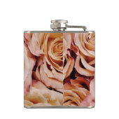 Flasques Flask Bachelorette Cadeau Mariage Rose Rose (Dos)