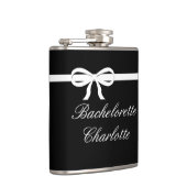 Flasques Flask Bachelorette Cadeau noir Mariage personnalis (Droite)