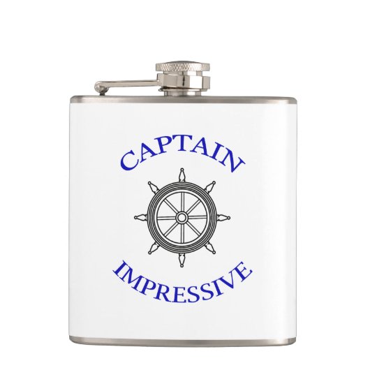 FLASQUES FLASK "CAPITAINE IMPRESSIONNANTE" (Devant)