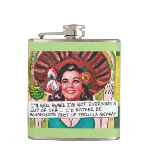 Flasques FLASK-I AM BIEN AVERTI je ne vais pas CHACUN