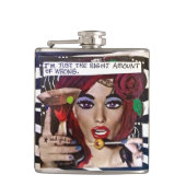 Flasques FLASK-I AM JUSTE la BONNE QUANTITÉ DE MAL (Devant)