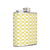 Flasques Flèche à deux tons en gras Chevron rayé jaune blan (Droite)