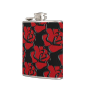 Flasques Flèche d'art pop rouge et noir (Gauche)