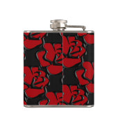 Flasques Flèche d'art pop rouge et noir (Dos)