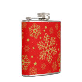 Flasques Flèche dorée sur rouge (Droite)