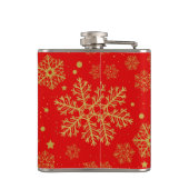 Flasques Flèche dorée sur rouge (Dos)