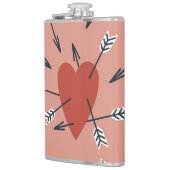 Flasques Flèches de coeur faites main. (Gauche)