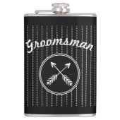 Flasques Flèches Traversées Du Groomsman N'Importe Quel Fla (Devant)