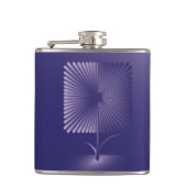 Flasques Fleur carré violette (Devant)