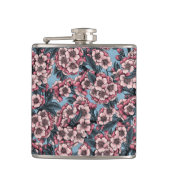 Flasques Fleur de cerisier rose et bleu (Devant)