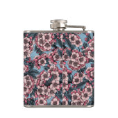Flasques Fleur de cerisier rose et bleu (Dos)