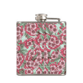 Flasques Fleur de cerisier rose et menthe (Dos)