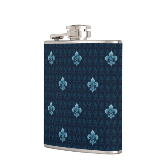 Flasques Fleur De Lis Pattern (Gauche)