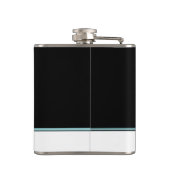 Flasques Fleur de lis Turquoise (Dos)