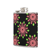 Flasques Fleur de néon rouge et vert (Gauche)