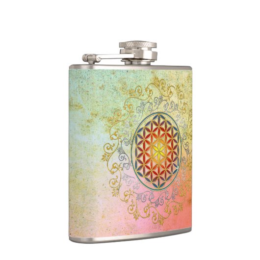 Flasques Fleur de vie / Blume des Lebens - Ornement IV BG (Droite)