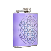 Flasques Fleur de vie / Blume des Lebens - timbre violet (Droite)