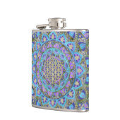 Flasques Fleur de Vie - Mandala de style indien 2 (Gauche)