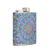 Flasques Fleur de Vie - Mandala de style indien 2 (Droite)