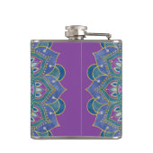Flasques Fleur de Vie - Mandala Style Inde 1 (Dos)