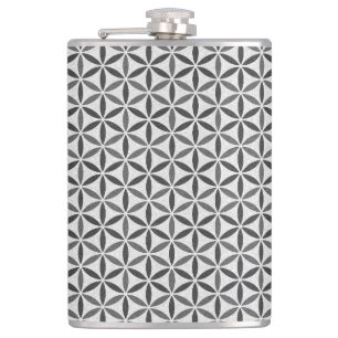 Flasques Fleur de vie - motif de timbre - BG 5