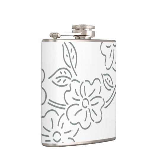 Flasques Fleur de voyage isolée (Droite)