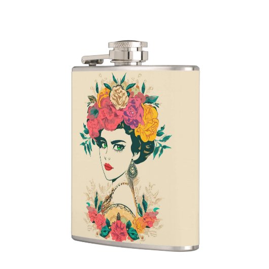 Flasques Fleur femme (Gauche)