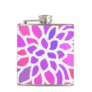 Flasques Fleur Hippie rose Rétro Moderne