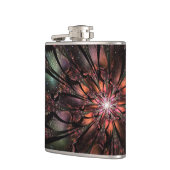 Flasques Fleur imaginaire fractale douce et tendresse (Gauche)