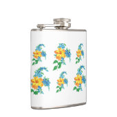 Flasques Fleur jaune et bleu (Droite)