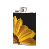 Flasques Fleur jaune sur arrière - plan noir (Gauche)