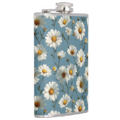 Flasques Fleur marguerite en bleu incomparable (Droite)