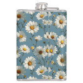 Flasques Fleur marguerite en bleu incomparable (Dos)