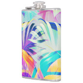 Flasques Fleur pastel abstrait moderne (Gauche)