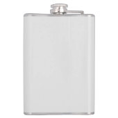 Flasques Fleur rose boho initiale K monogrammée (Dos)