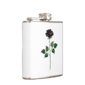 Flasques Fleur rose noire (Droite)