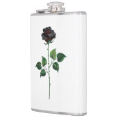 Flasques Fleur rose noire (Gauche)