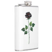 Flasques Fleur rose noire (Droite)