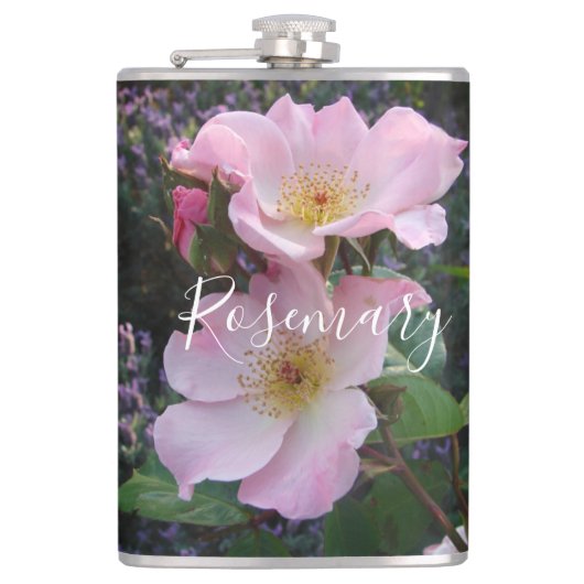 Flasques Fleur Rose rose florale Photo Blush rose (Devant)
