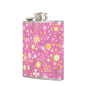 Flasques Fleur sauvage botanique rose Floral (Gauche)