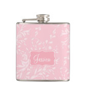 Flasques Fleur sauvage damask rose nommé hip flask (Devant)