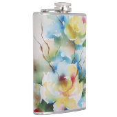 Flasques Fleurs Abstraites d'aquarelle (Droite)