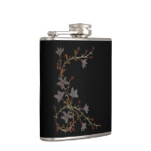 Flasques Fleurs Art Déco sur fond noir (Droite)
