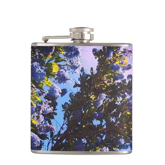 Flasques Fleurs bleues (Devant)