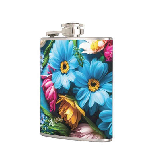 Flasques Fleurs colorées (Gauche)