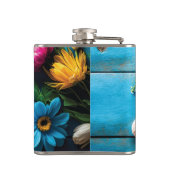 Flasques Fleurs colorées (Dos)