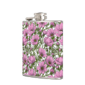 Flasques Fleurs Cosmos roses (Gauche)