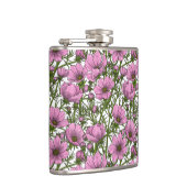 Flasques Fleurs Cosmos roses (Droite)