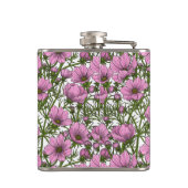 Flasques Fleurs Cosmos roses (Dos)